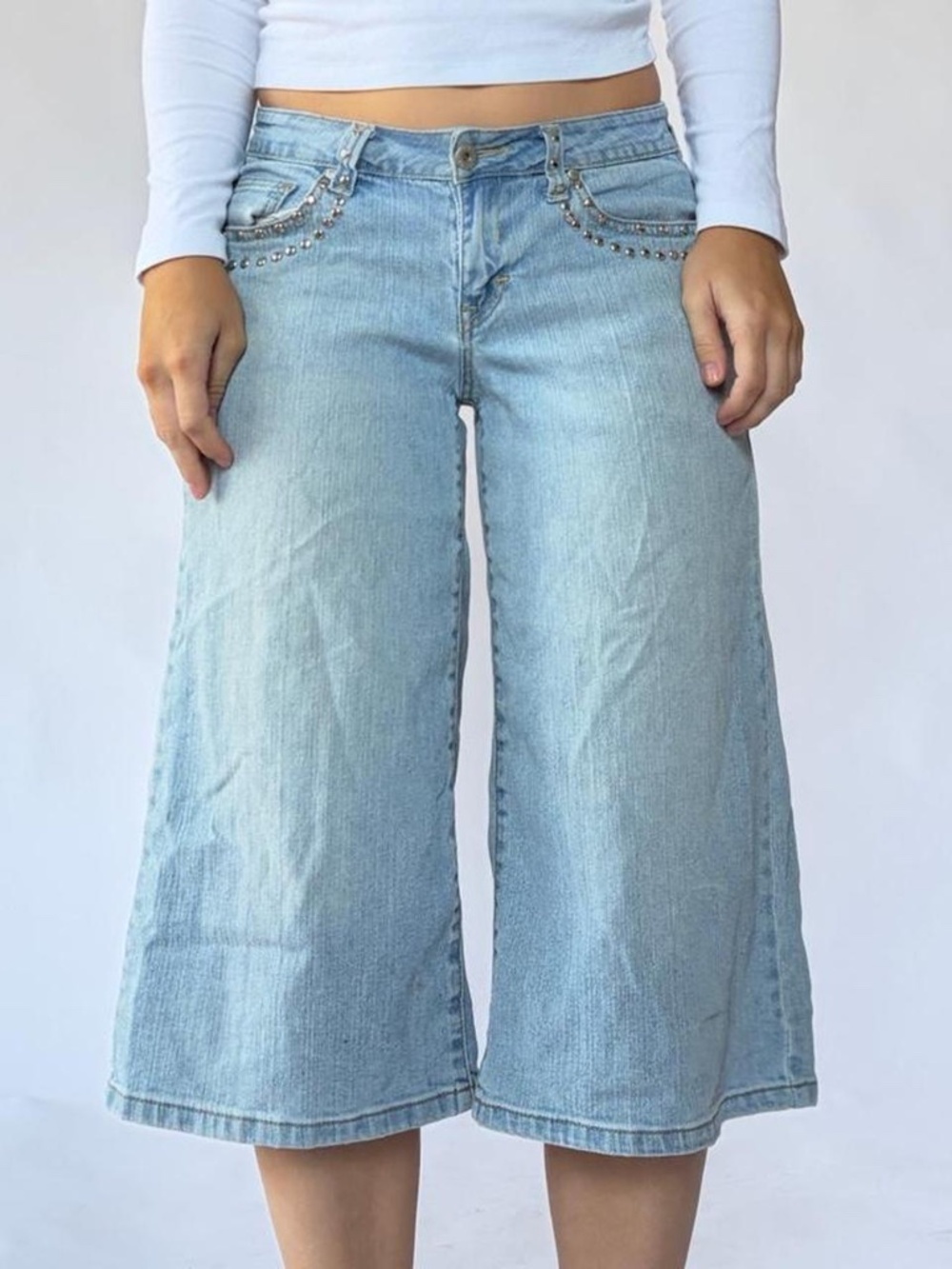 Low Rise Capris Gaucho Size 7 - Picture 3 of 5